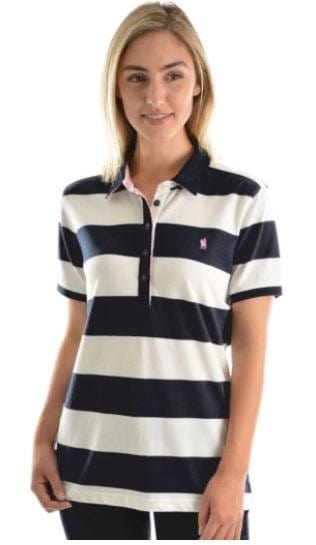 Load image into Gallery viewer, Thomas Cook Womens Rachel Stripe Polo
