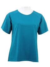 Load image into Gallery viewer, Equinox Womens Short Sleeve Raglan Stretch Cotton Top - Peacock

