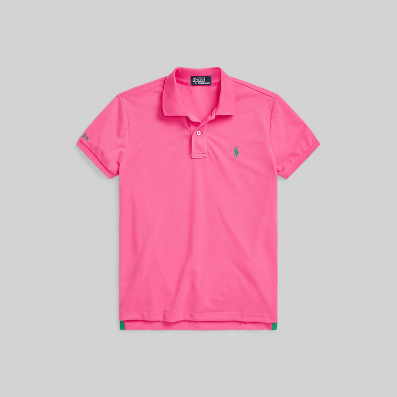Load image into Gallery viewer, Ralph Lauren Womens Classic Fit Earth Polo Shirt - Pink
