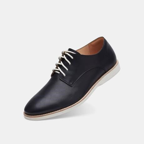 Rollie Womens Derby Black Shoes