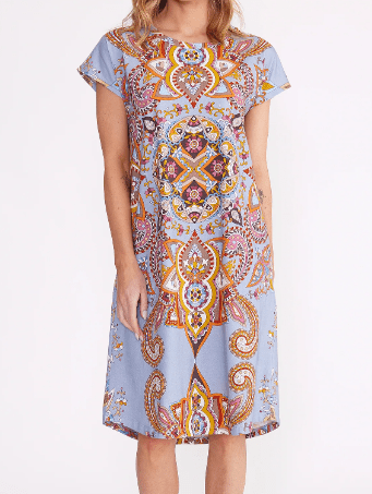 Load image into Gallery viewer, Yarra Trail Scarf Print Dress
