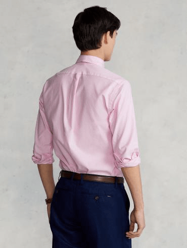 Ralph Lauren Mens Custom Fit Stretch Oxford Shirt