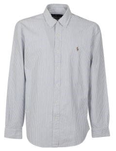 Ralph Lauren Mens Slim Fit Striped Oxford Shirt - Blue/White