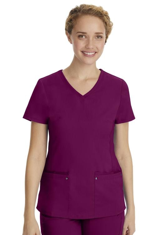Load image into Gallery viewer, Purple Label Womens Juliet Scrub Top - Plus Size
