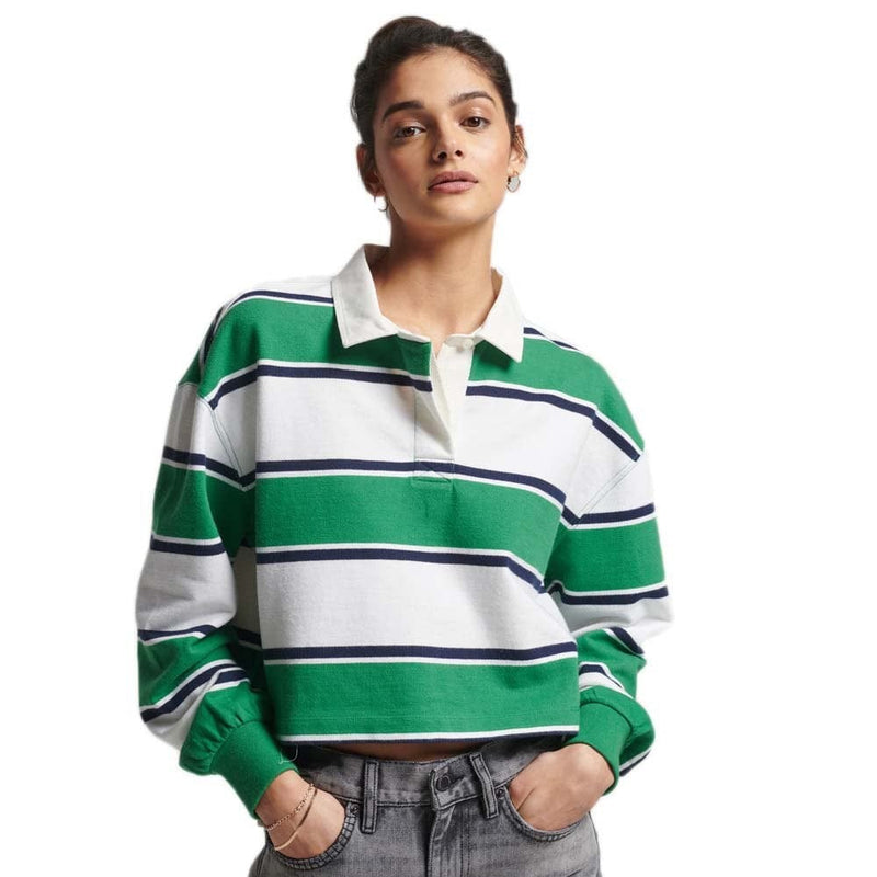 Load image into Gallery viewer, Superdry Womens Cropped Rugby
