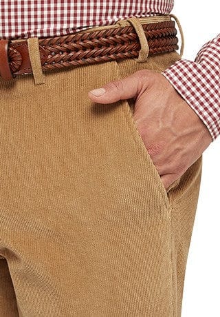 Load image into Gallery viewer, City Club Sutton 12W Cord Pant (Camel)
