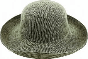 Avenel Hats Knitted Packable Breton Hat - White