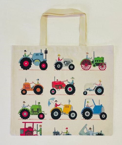 Red Tractor Tractor Show Tote Bag