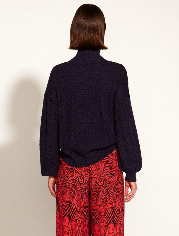 Load image into Gallery viewer, Fate &amp; Becker Treasure Turtleneck Cable Knit
