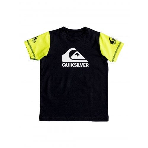 Quiksilver Boys Heats on Rashie - Black