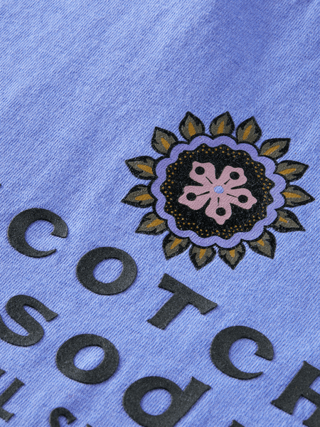 Scotch & Soda Girls Regular-fit artwork T-shirt in Organic Cotton