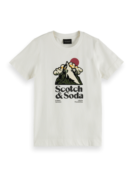 Load image into Gallery viewer, Scotch &amp; Soda Regular-fit short-sleeved artwork T-shirt
