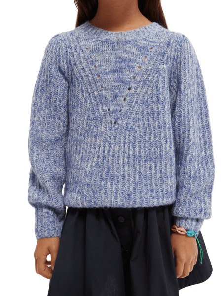 Load image into Gallery viewer, Scotch &amp; Soda Girls Voluminous-sleeved knit
