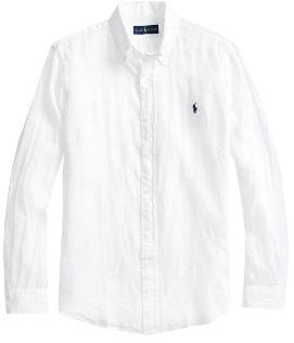 Load image into Gallery viewer, Ralph Lauren Mens Custom Fit Linen Shirt
