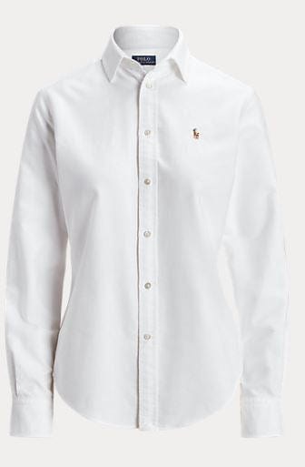 Ralph Lauren Womens Classic Fit Oxford Shirt - White