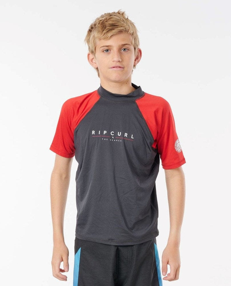 Load image into Gallery viewer, Rip Curl Boys Shockwaves Short Sleeve Rashie
